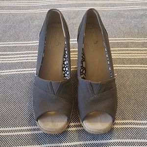 Stella Peep Toe Wedges by Toms